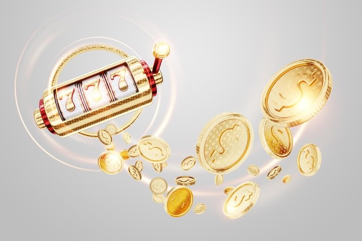Pengguna membaca aturan bonus lewat ponsel
